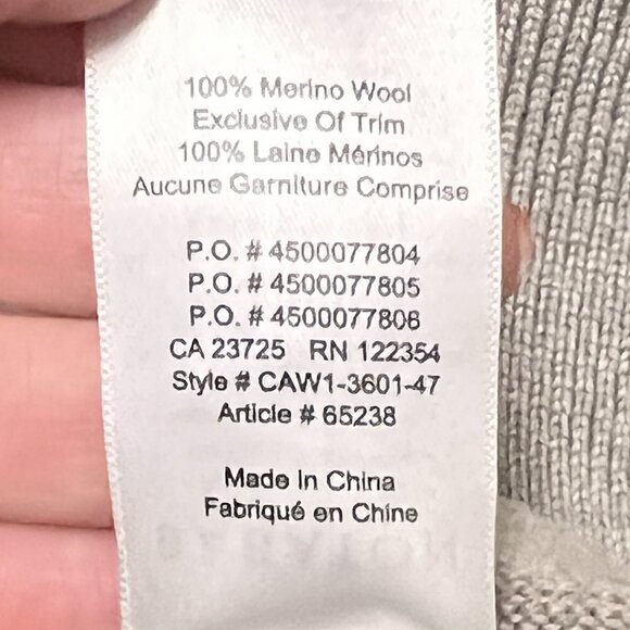 Babaton Aritzia Jacobs Lightweight Wool Sweater Oatmeal Sz S - Picture 7 of 11